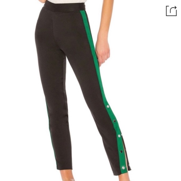 Lovers + Friends Black Green On Track Legging Pants XXS - Picture 2 of 5
